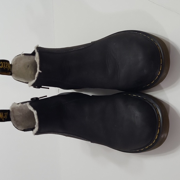 Dr. Martens Black 2976 Leonore Boots Girl's Size 3 - Picture 7 of 16